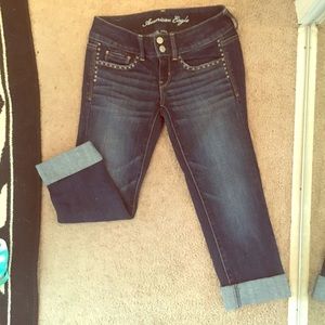 Denim Capri pants